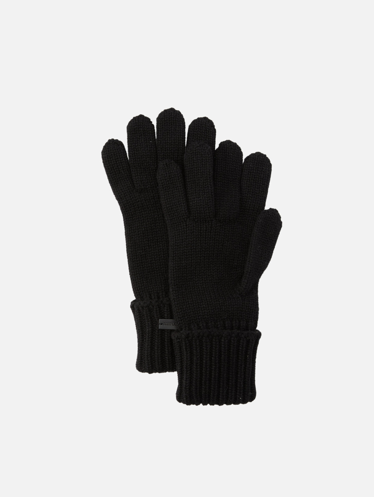 Cashmere Glove,SAINT LAURENT,BLACK,Image 1