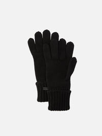 Cashmere Glove,SAINT LAURENT,BLACK,Image 1