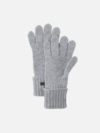 Cashmere Glove,SAINT LAURENT,BLACK,Image 3
