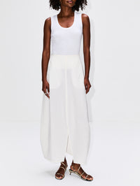 Parachute Skirt,TOTÉME,WHITE,Image 2