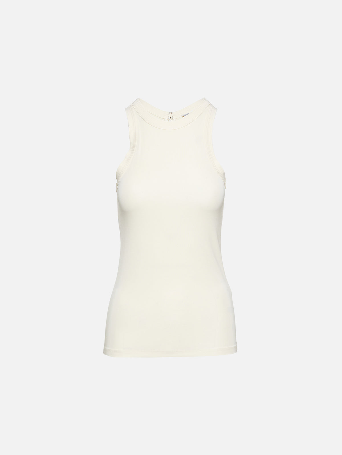 TOTME | Women's | Fluid Jersey Tank | Ecru Top | Size L TOTME | Women's | Fluid Jersey Tank | Ecru Top | Size L