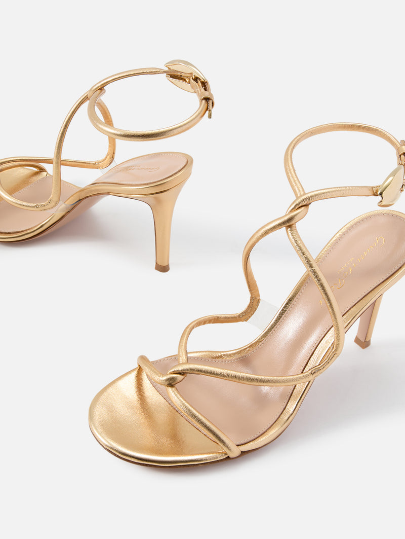 Gianvito Rossi Women's Sandals - Metallic - Sandal heels - 41 Gianvito Rossi Women's Sandals - Metallic - Sandal heels - 41