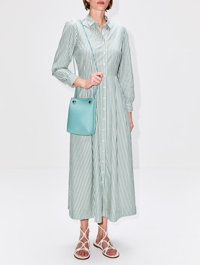 Soft Pebble Pouch,LOEWE,WATER,Image 1