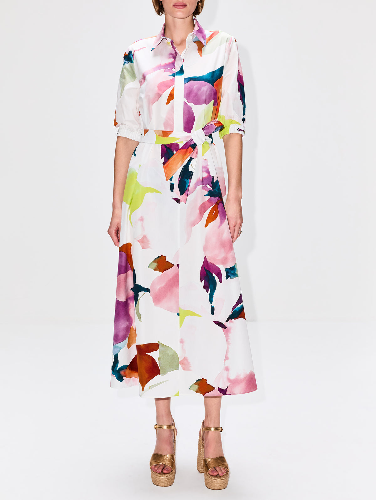 Canter Dress,MAX MARA,MULTICOLOR,Image 2