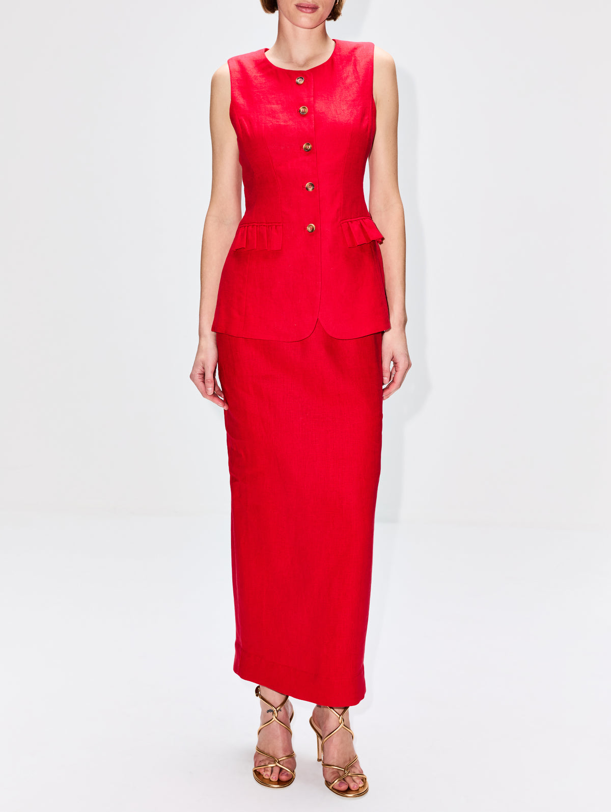 red pencil skirt dress polkadot ROSE pencil dress + removable skirt wrap heartmycloset