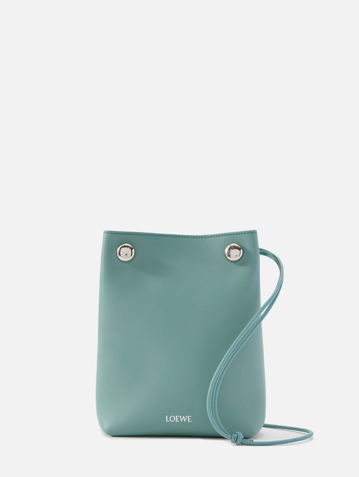 Soft Pebble Pouch,LOEWE,WATER,Image 1