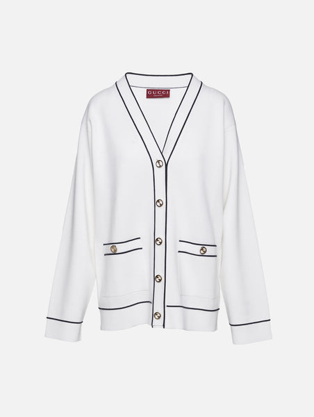 トップス cardoncello1piu1uguale3 CARDIGAN WH Button Up Cardigan | GUCCI | elysewalker