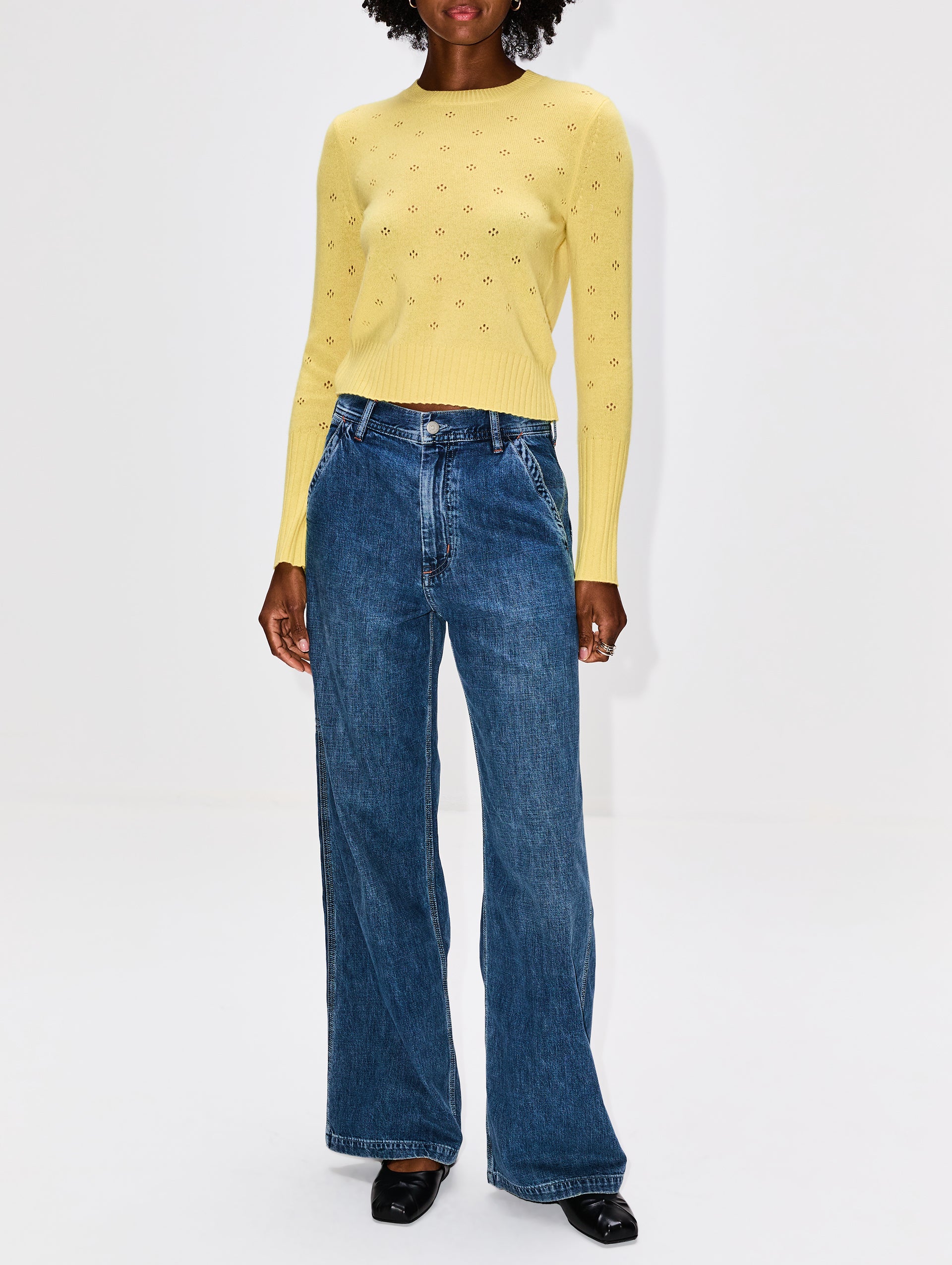 Teri Wide Leg Carpenter Pant | DENIMIST | elysewalker