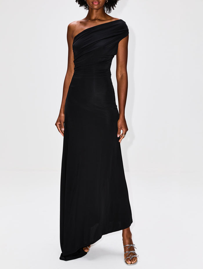 Franca Dress,TOVE,BLACK,Image 1