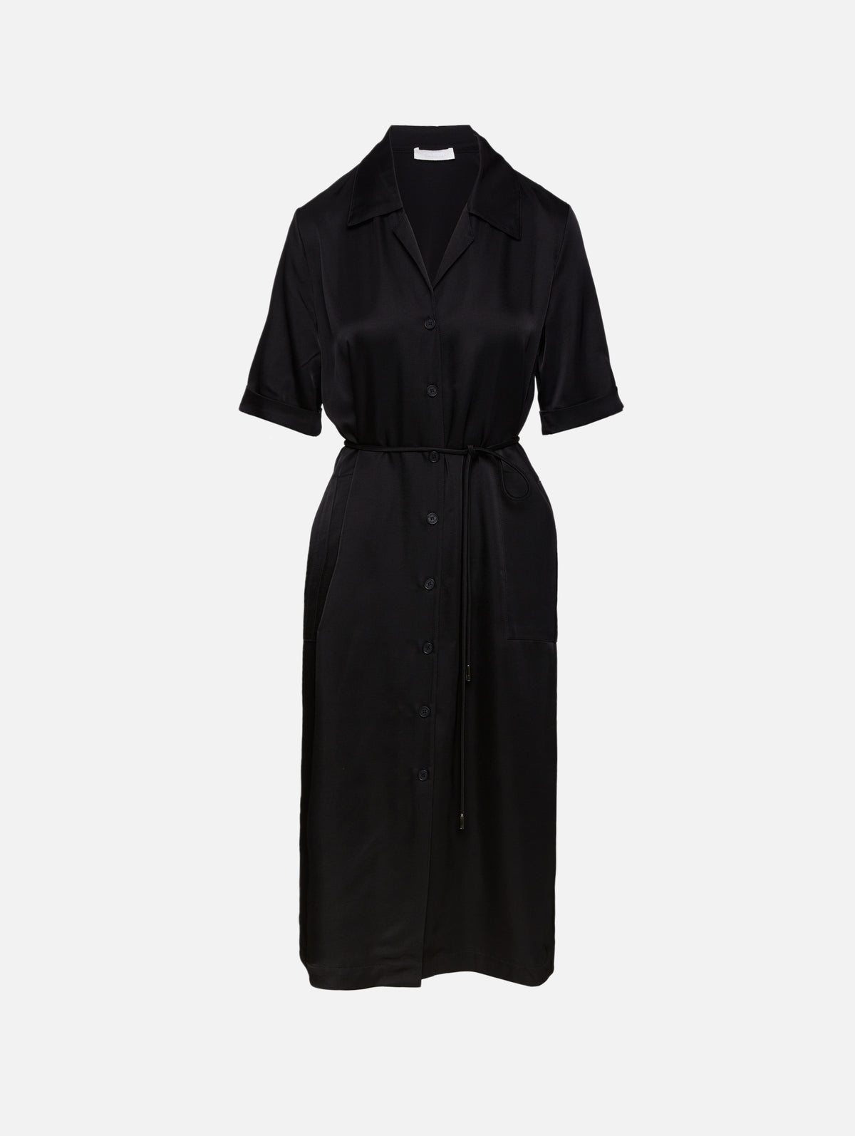Tatum Camp Collar Midi Dress | SABLYN | elysewalker Black / S Tatum Camp Collar Midi Dress | SABLYN | elysewalker Black / S