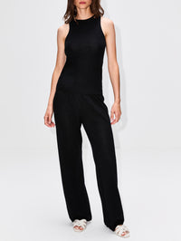 Knit Pant,CO,BLACK,Image 2