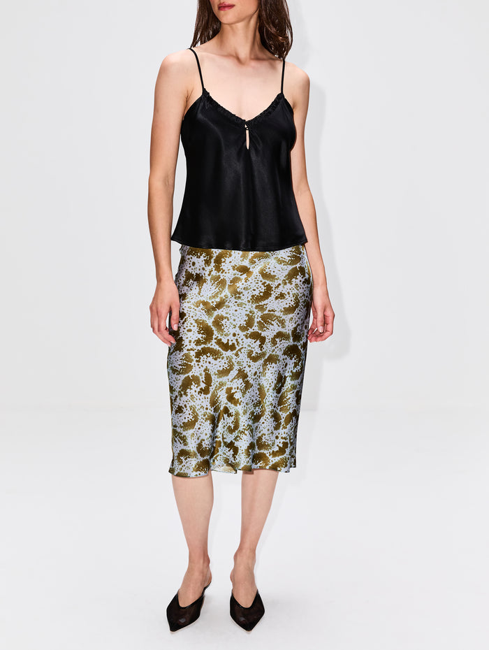 Sati Skirt,DRIES VAN NOTEN,KHAKI,Image 1