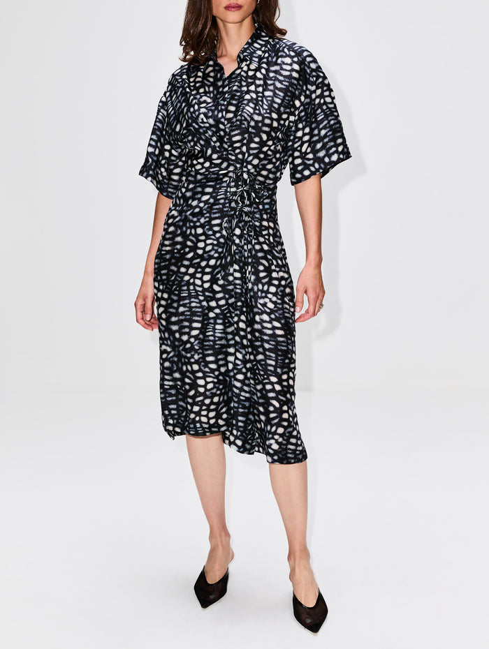 Delicky Dress,DRIES VAN NOTEN,BLACK,Image 1