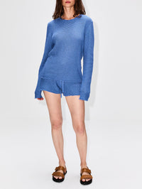 Nora Lite Thermal Top,THE ELDER STATESMAN,MELANCHOLY,Image 2