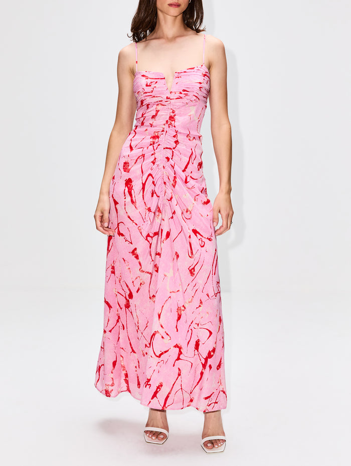 Castelli Toribia Dress,MARIA CHER,PINK,Image 1