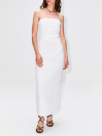 Sabella Dress,TOVE,WHITE,Image 2