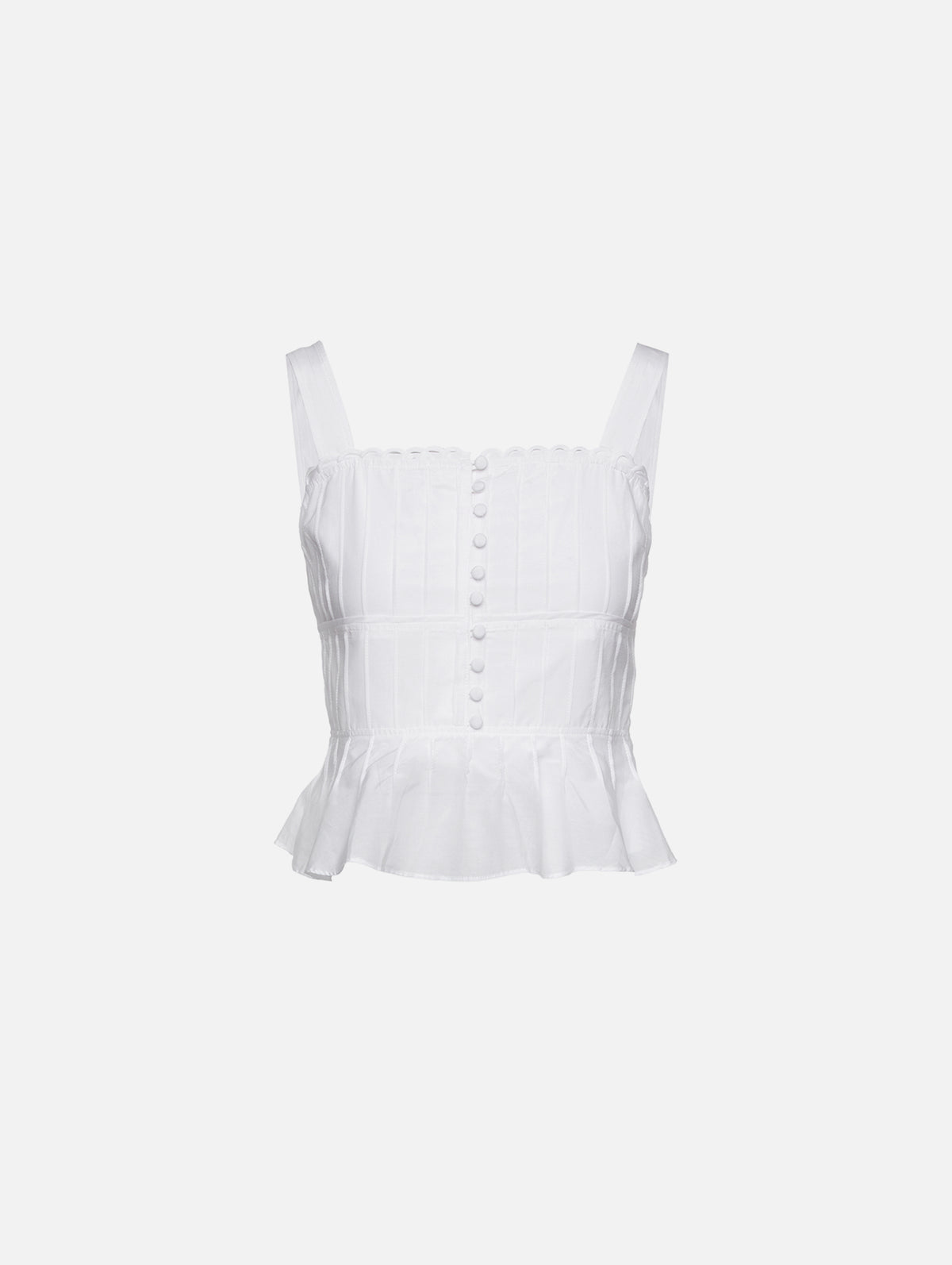 Corset Top,LA LIGNE,IVORY,Image 1