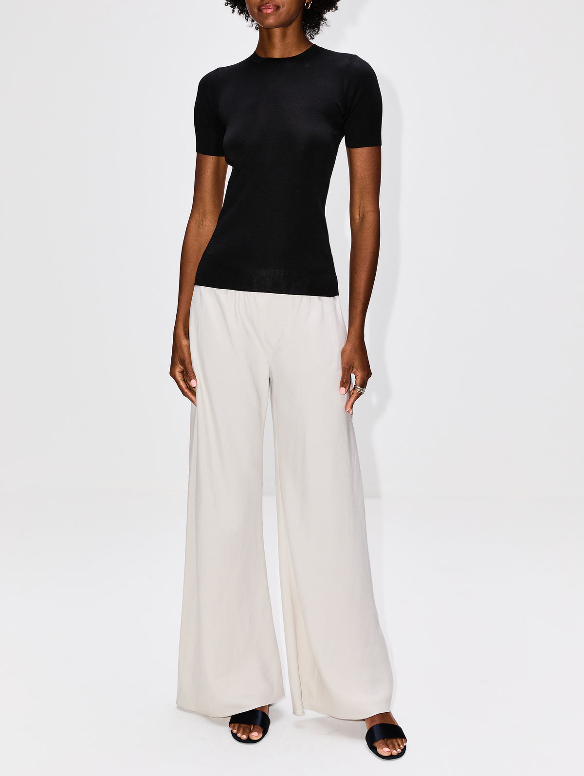 Gala Pant,THE ROW,PEARL GREY,Image 2