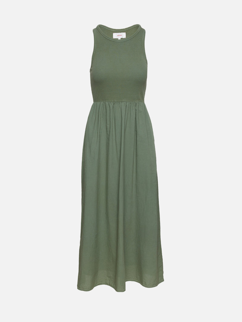 XRENA | Women's | Flynn Dress | ARMY GREEN Dress DAY | Size L XRENA | Women's | Flynn Dress | ARMY GREEN Dress DAY | Size L