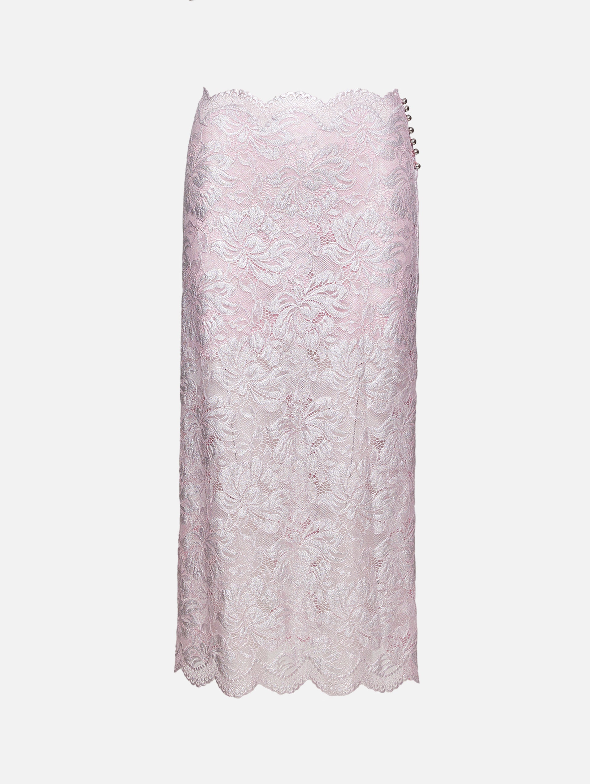 Lace Midi Skirt | RABANNE | elysewalker