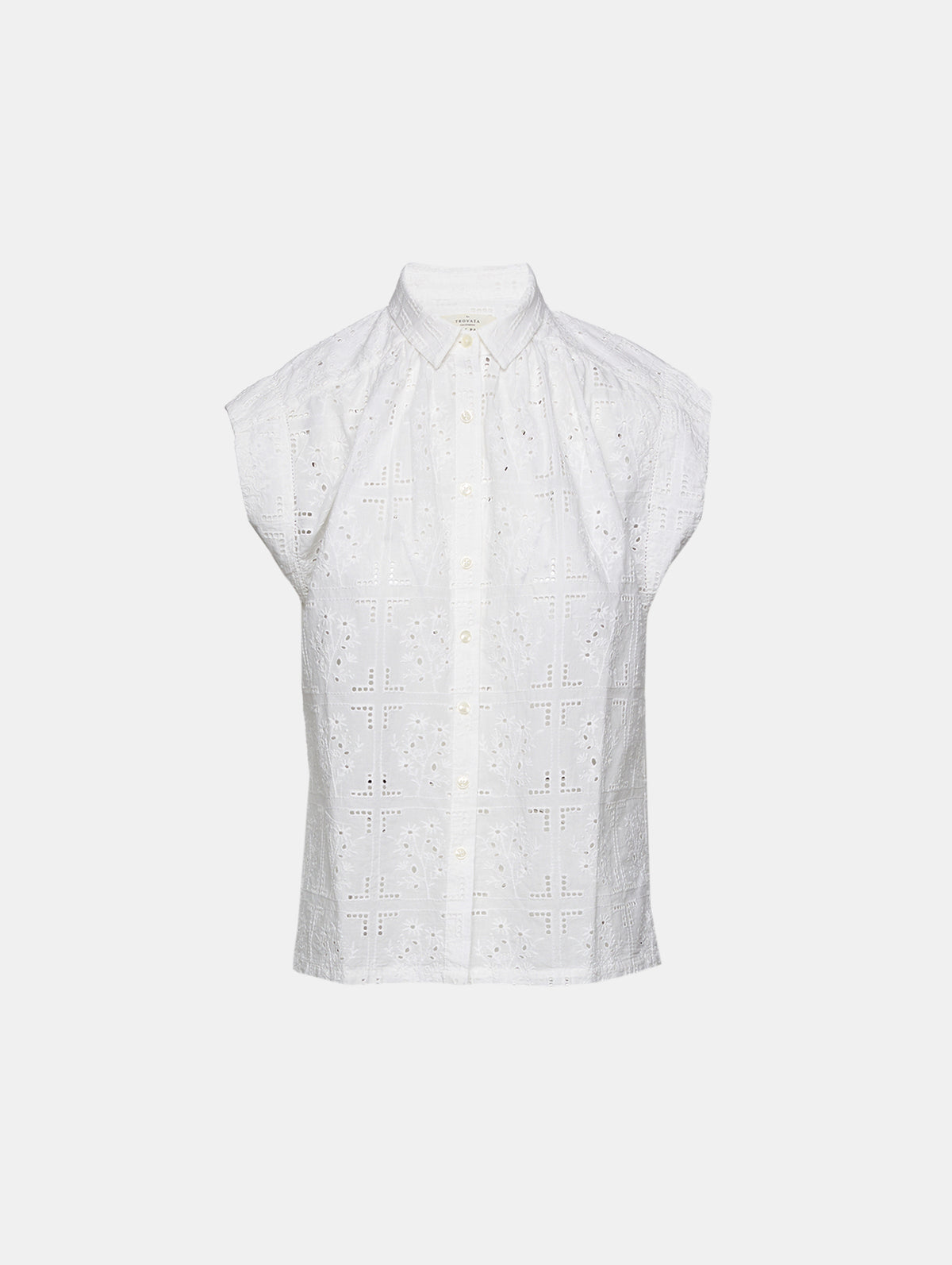 Della Shirt,BIRDS OF PARADIS BY TROVATA,HANDKERCHIEF EYELET,Image 1