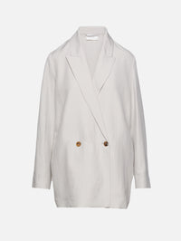 Nat Jacket,THE ROW,PEARL GREY,Image 1