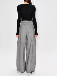 Ribbed Tee,ORGANIC,BLACK,Image 3