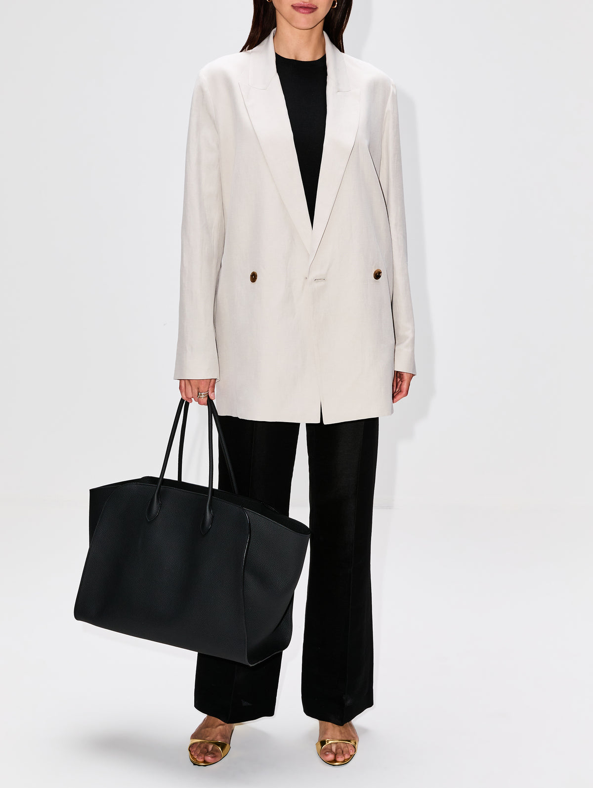 Nat Jacket,THE ROW,PEARL GREY,Image 2