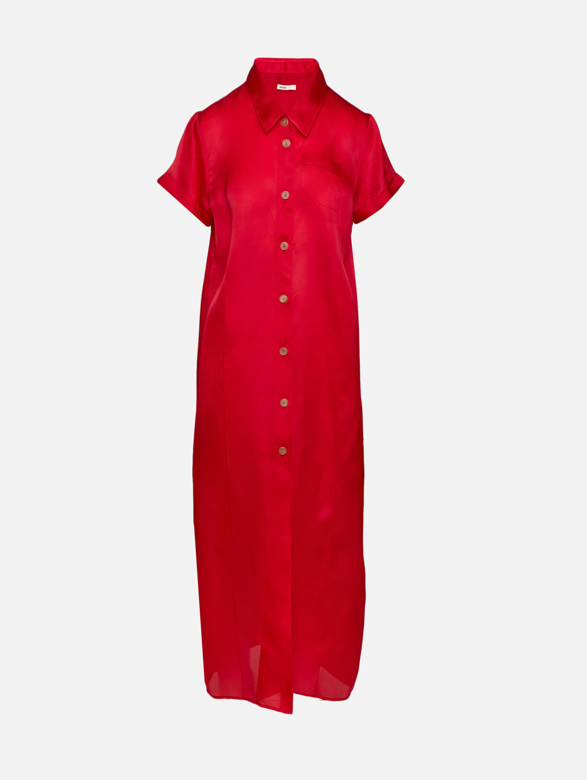 khaite shirt dress KHAITE Seffi oversized denim midi shirt dress