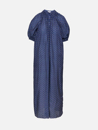 Gathered Yoke Popover Dress,MATTEAU,CASSIS,Image 1