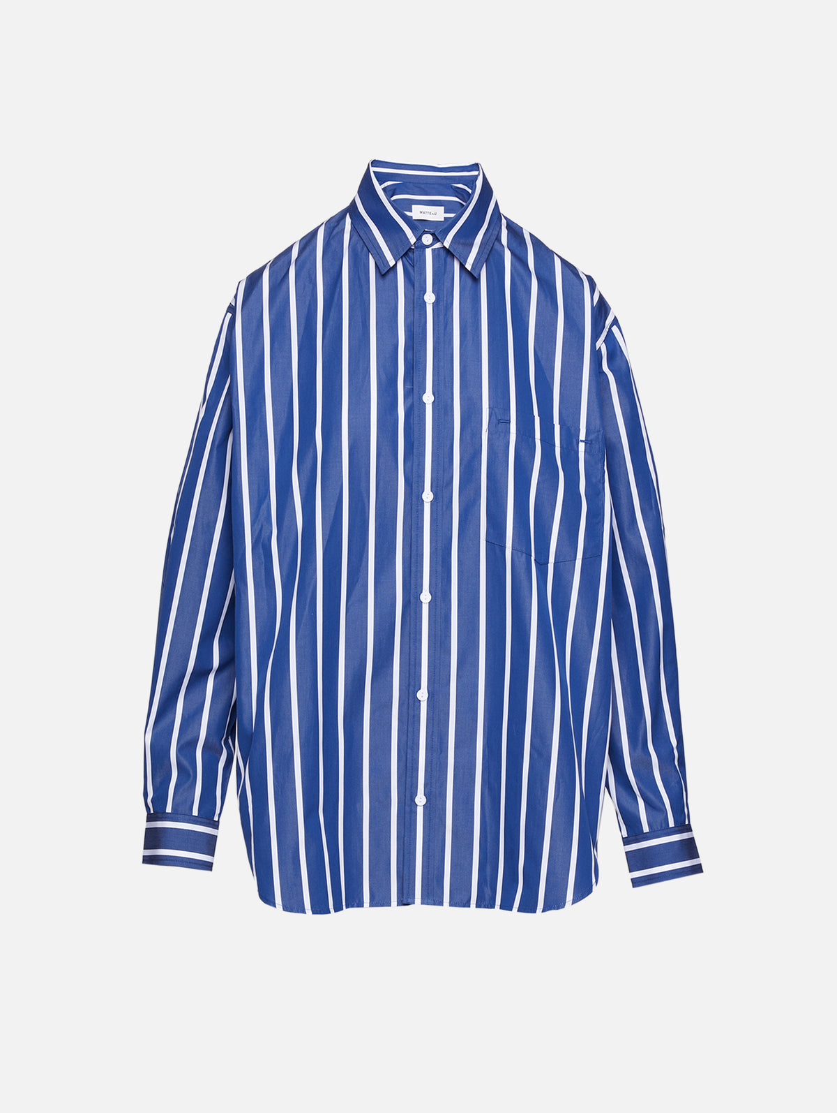 Classic Stripe Shirt,MATTEAU,MARINE STRIPE,Image 1