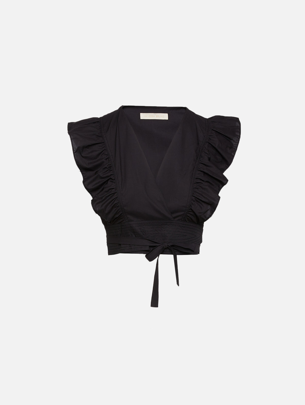 Aya Top,VANESSA BRUNO,NOIR,Image 1