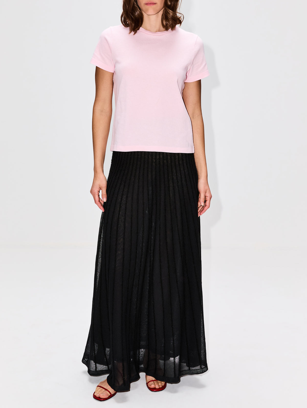 Dawn Skirt,KHAITE,BLACK,Image 2