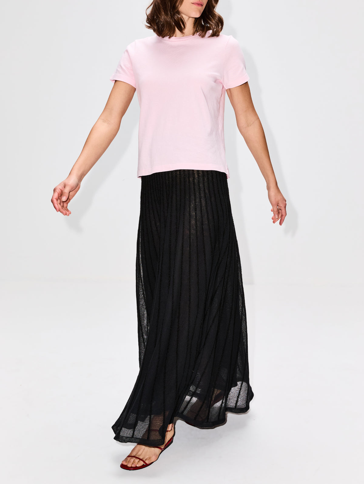 Dawn Skirt,KHAITE,BLACK,Image 3