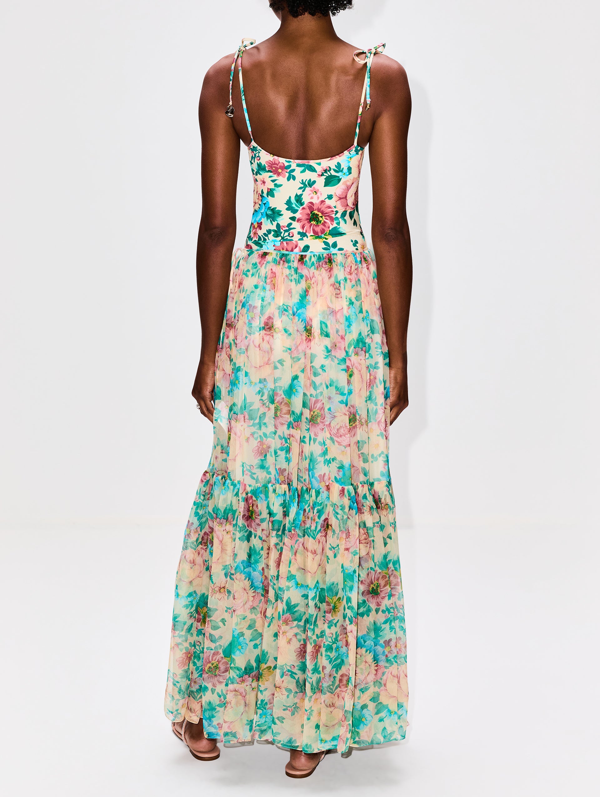 SEE BY CHLOE シーバイクロエ　花柄レースロングスカート　シルク混 Maxi Skirt | CHLOÉ | elysewalker