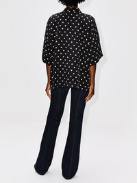 Zaoua Shirt,FRANCOISE,POLKA DOT BLACK,Image 3