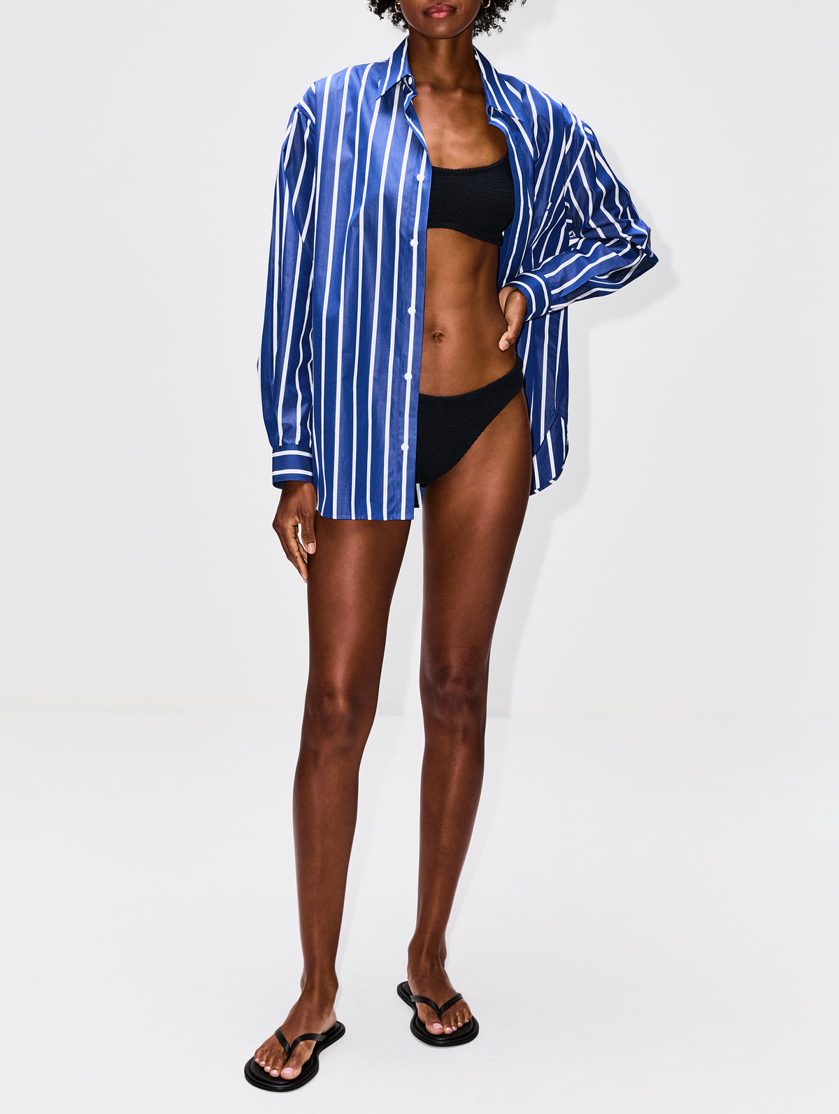 Phoebe Bikini,HUNZA G,BLACK,Image 4