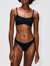 Phoebe Bikini,HUNZA G,BLACK,Image 2