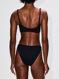 Phoebe Bikini,HUNZA G,BLACK,Image 3