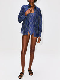 Petite Square Malliot,MATTEAU,CASSIS,Image 4