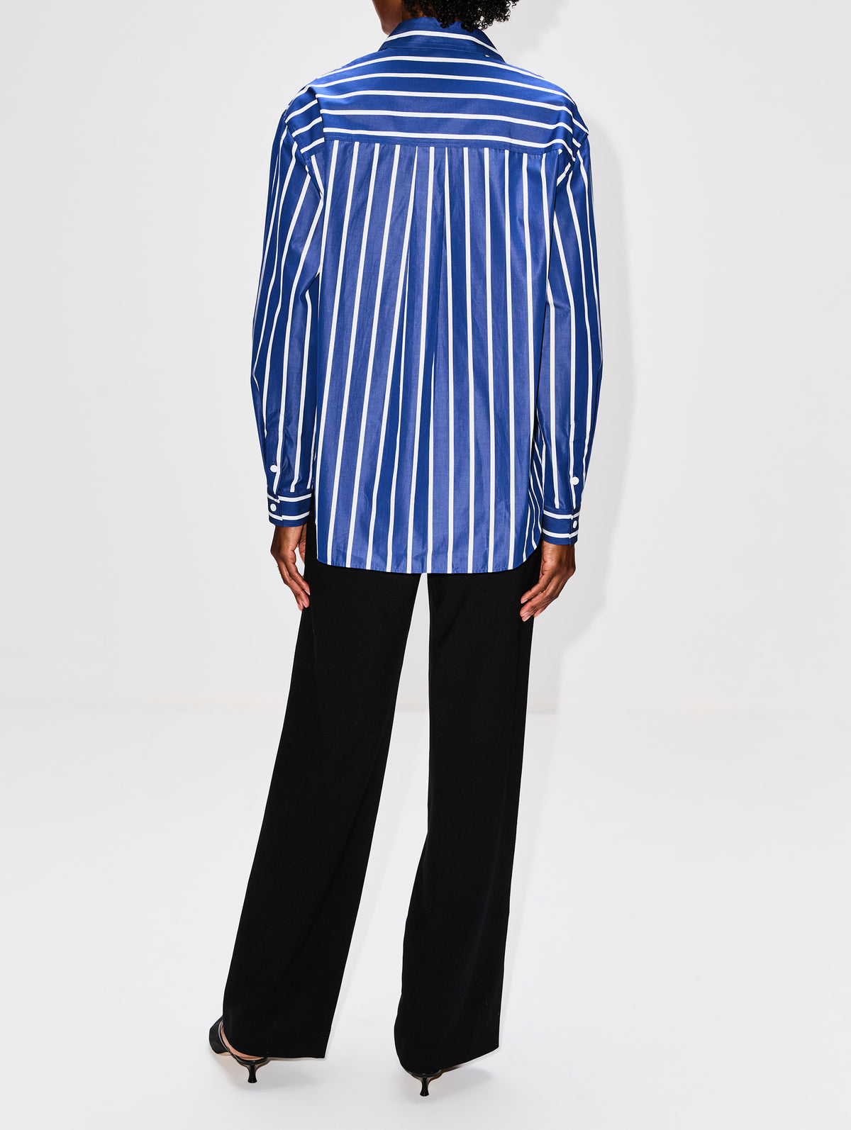 Classic Stripe Shirt,MATTEAU,MARINE STRIPE,Image 3