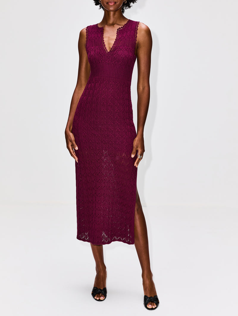Elka Dress - Burgundy - Size 2