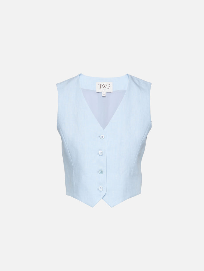 Kiki's Vest,TWP,ICE MELT,Image 1