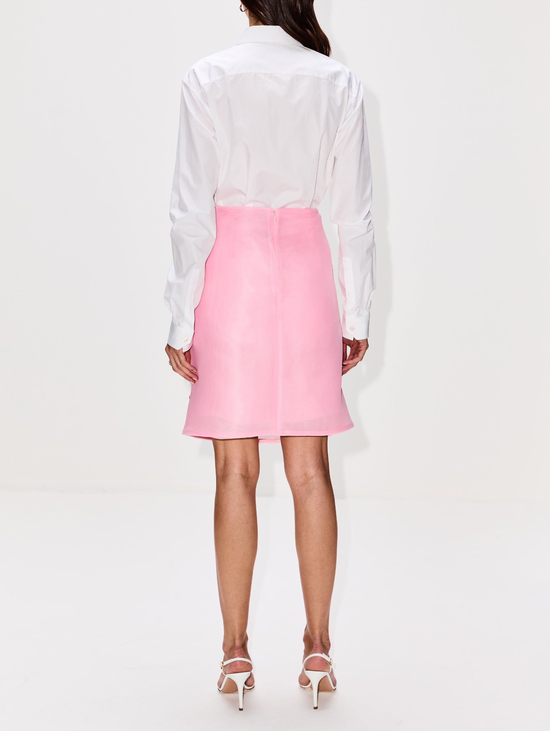 Leanne Embroidered Pencil Skirt | BRANDON MAXWELL | elysewalker