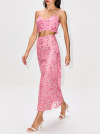 Astrid Skirt,SILVIA TCHERASSI,PINK,Image 3