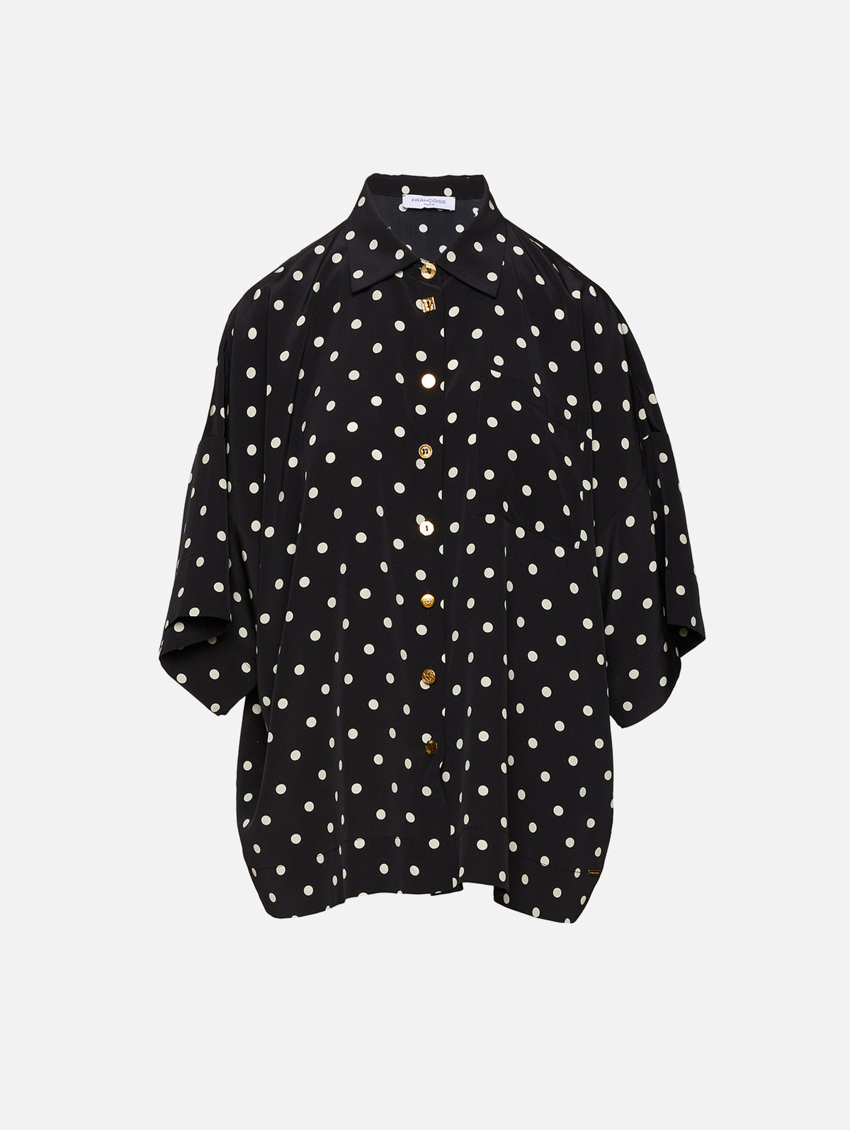 Zaoua Shirt,FRANCOISE,POLKA DOT BLACK,Image 1