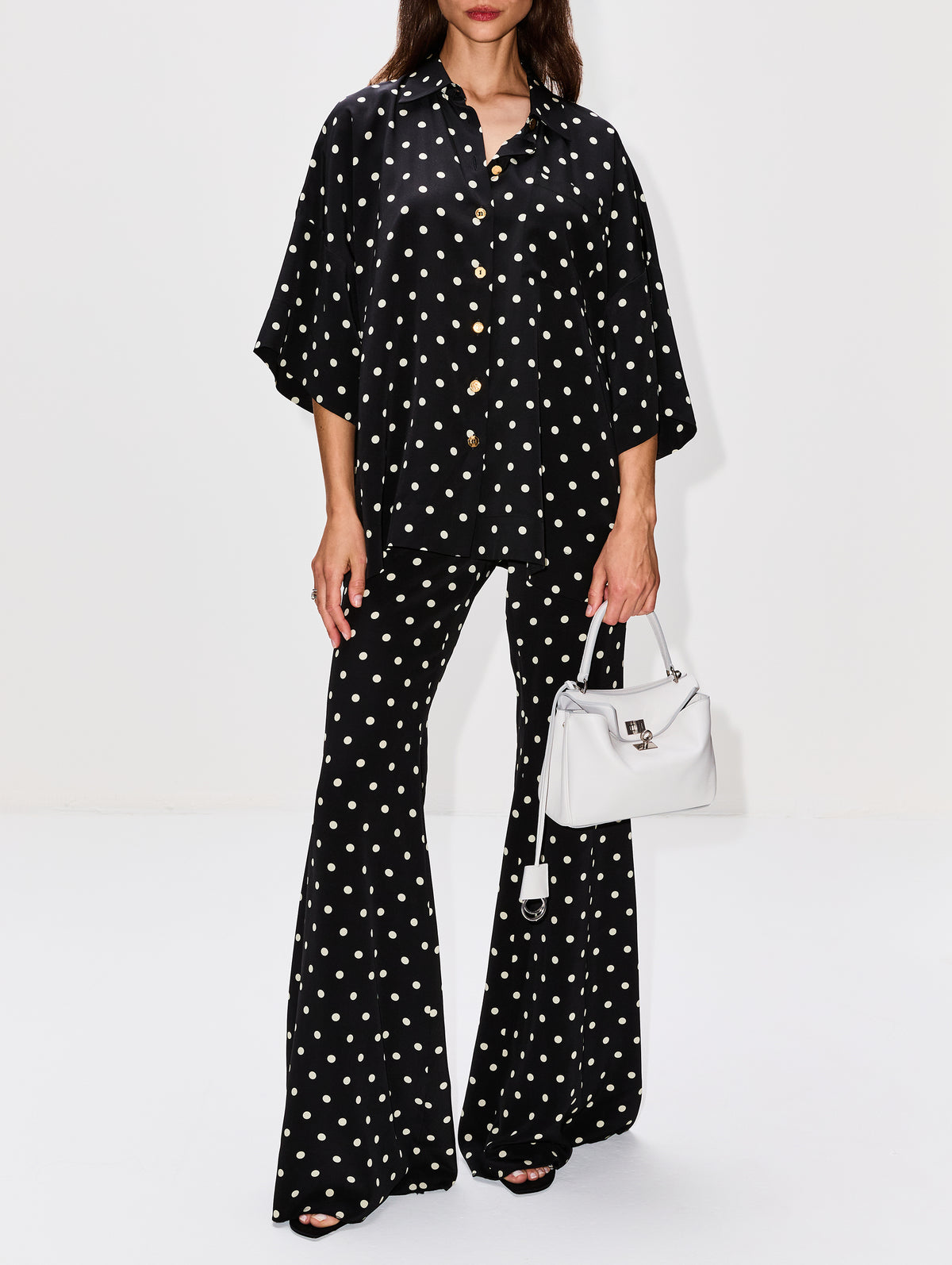 Zaoua Pant,FRANCOISE,POLKA DOT BLACK,Image 2
