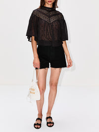 Mikki Blouse,NILI LOTAN,BLACK,Image 2