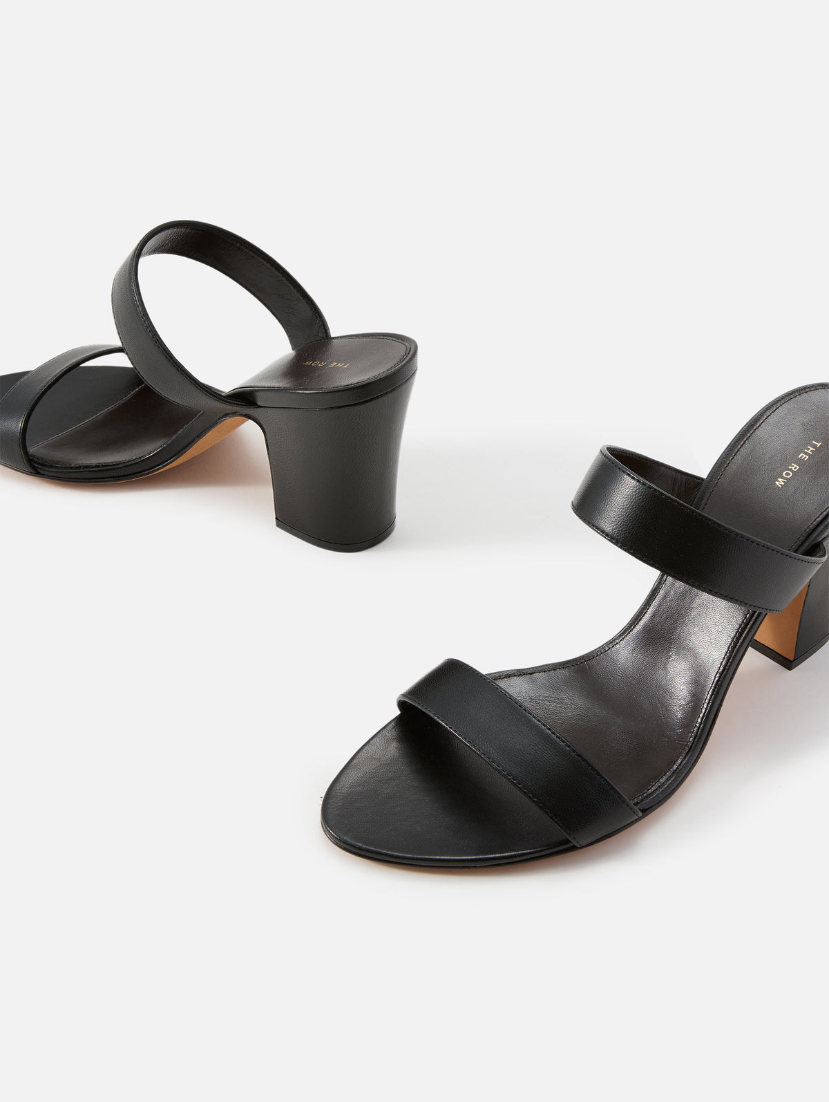 Awar Sandal 75mm,THE ROW,BLACK,Image 2