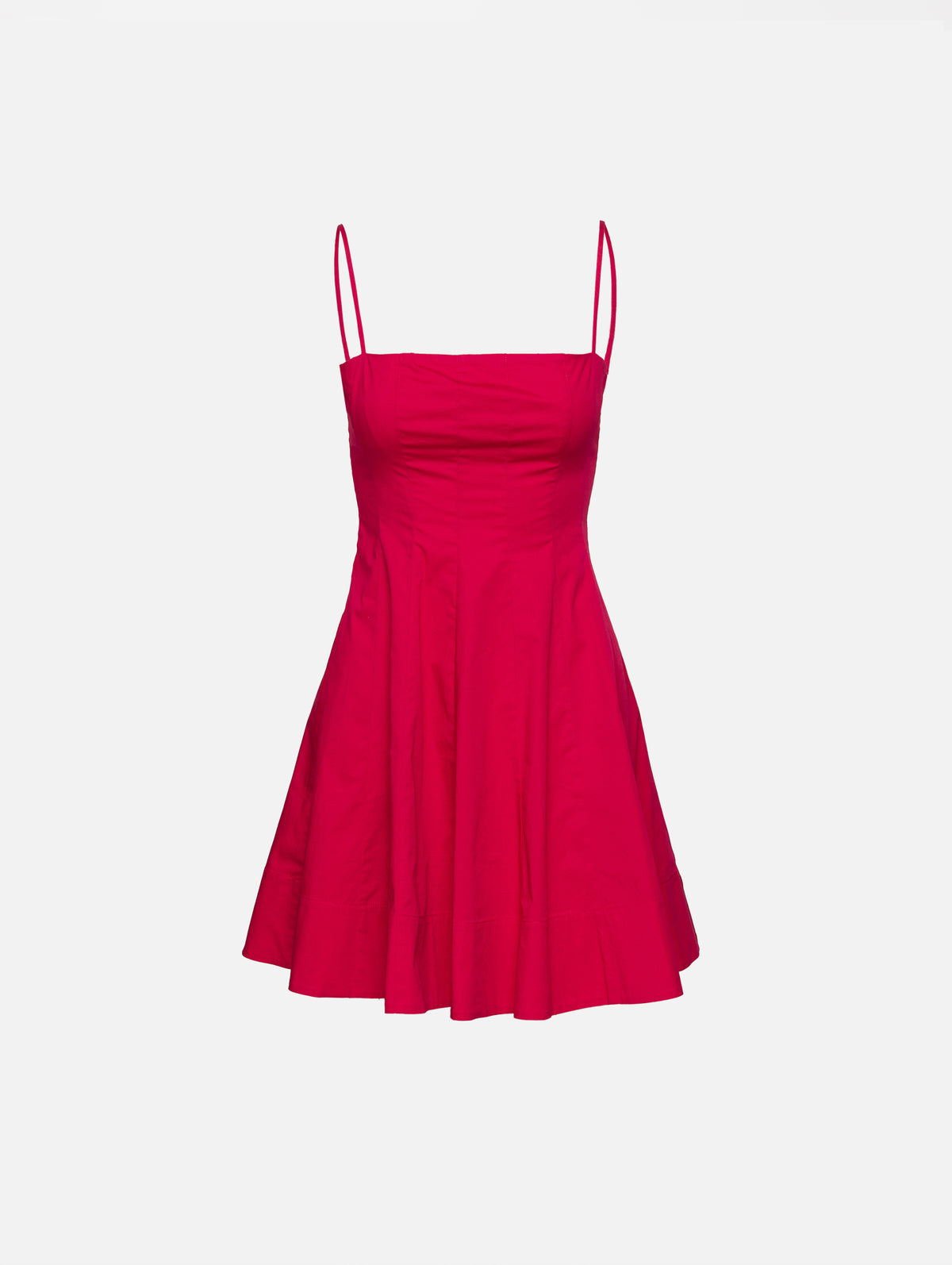 Wylie Mini Dress,STAUD,CHERRY,Image 1